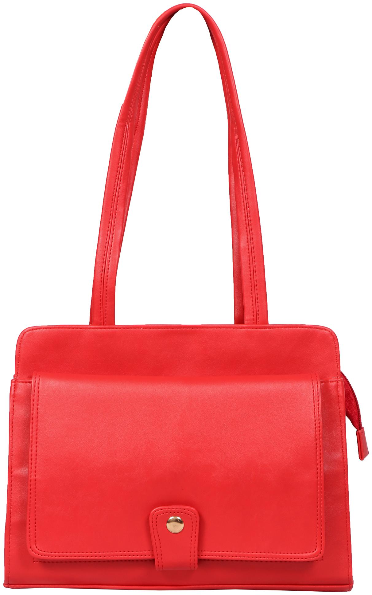 

Vidhi Red PU Shoulder Bag