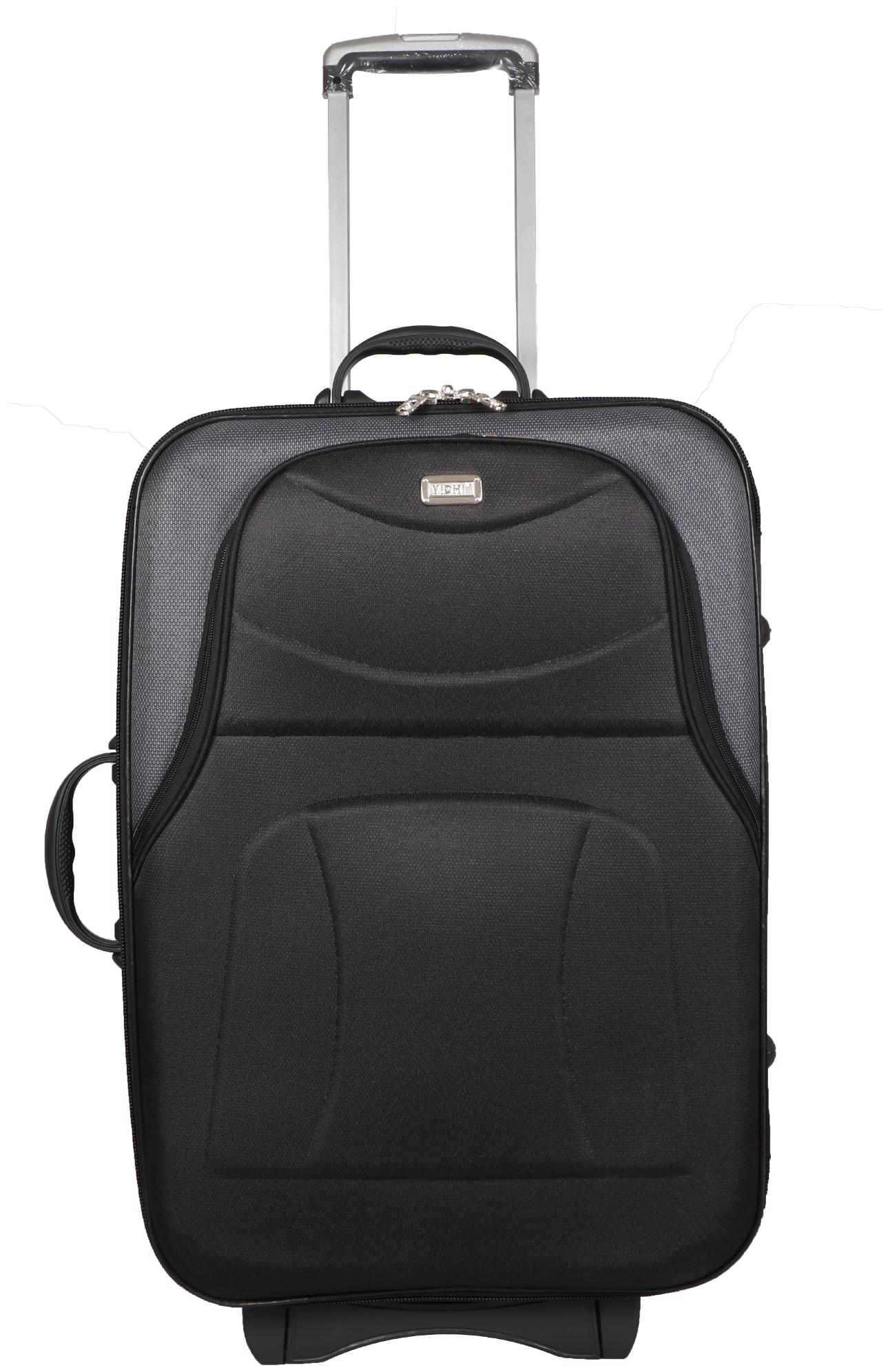 

Vidhi Medium Size Soft Luggage Bag ( Black 2 Wheels )