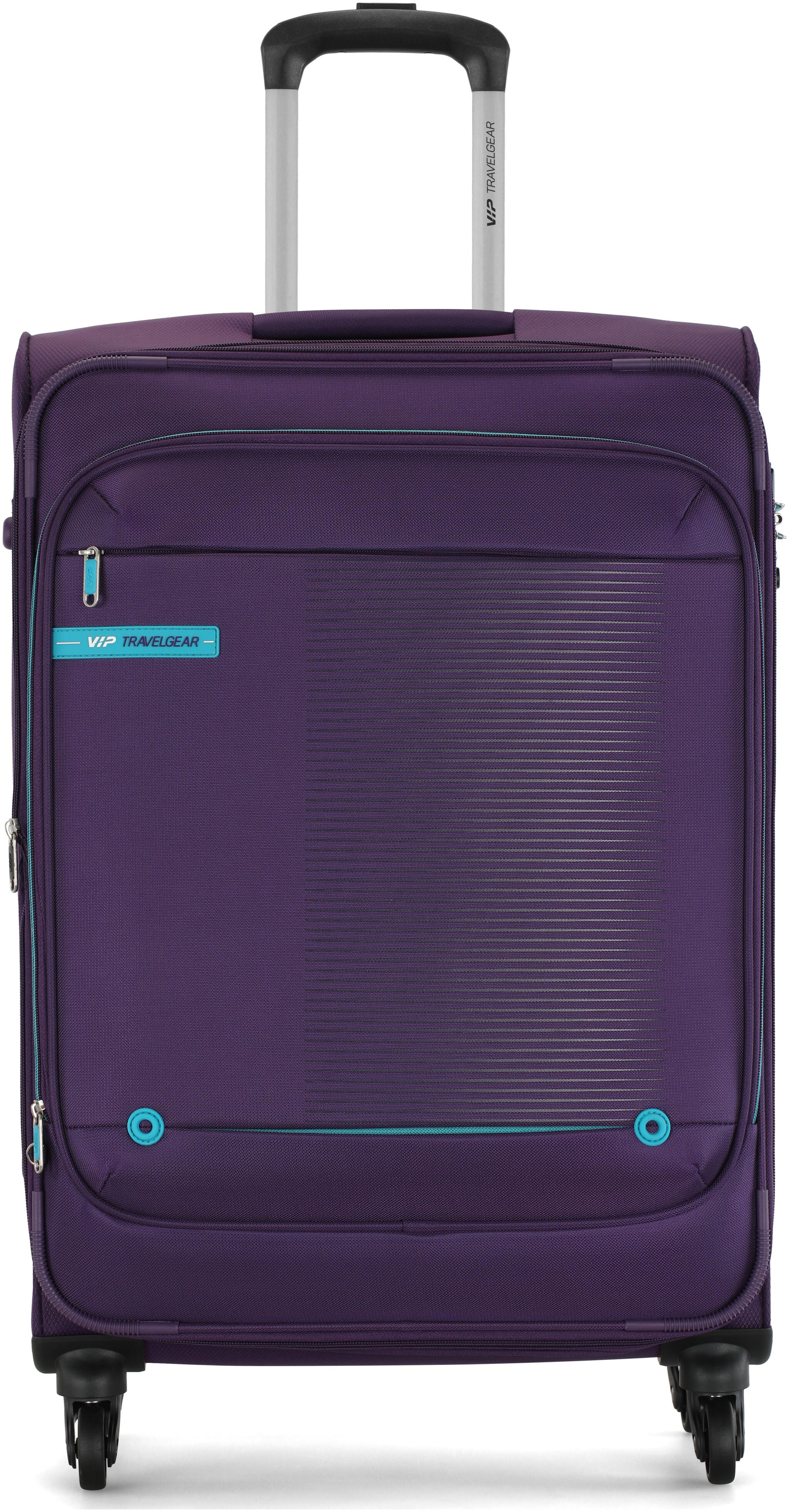 

VIP Cabin Size Soft Luggage Bag ( Purple 4 Wheels )
