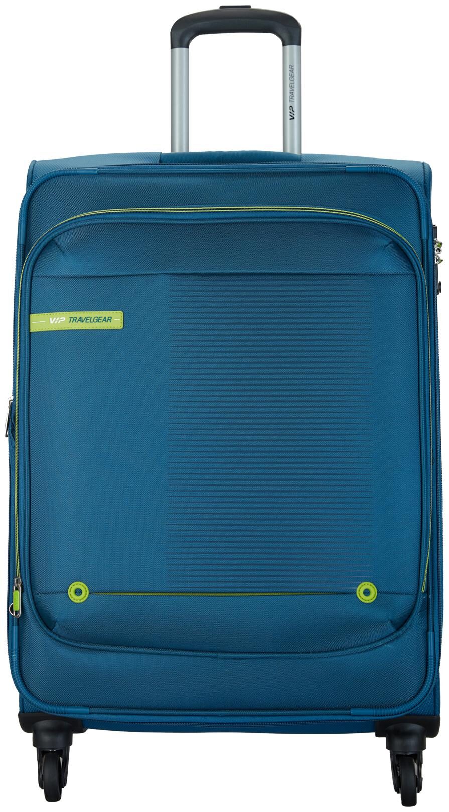 

VIP Medium Size Soft Luggage Bag ( Blue 4 Wheels )