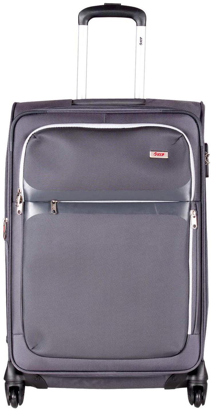 

VIP Medium Size Hard Luggage Bag ( Grey 4 Wheels )