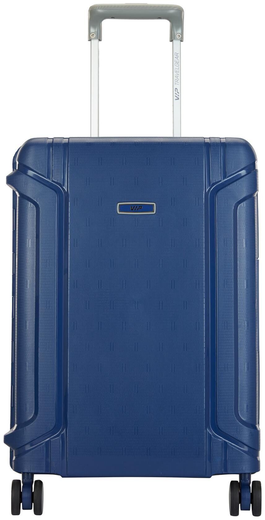 

VIP Cabin Size Hard Luggage Bag ( Blue 4 Wheels )