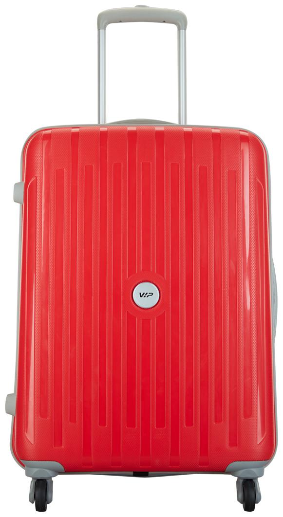 Buy VIP Medium Size Hard Luggage Bag ( Red , 4 Wheels ) Online at Low