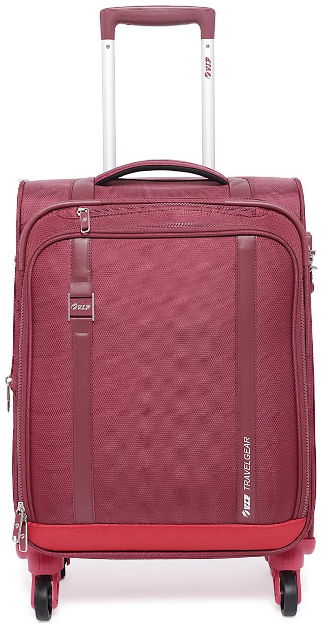 

VIP Cabin Size Soft Luggage Bag ( Red 4 Wheels )