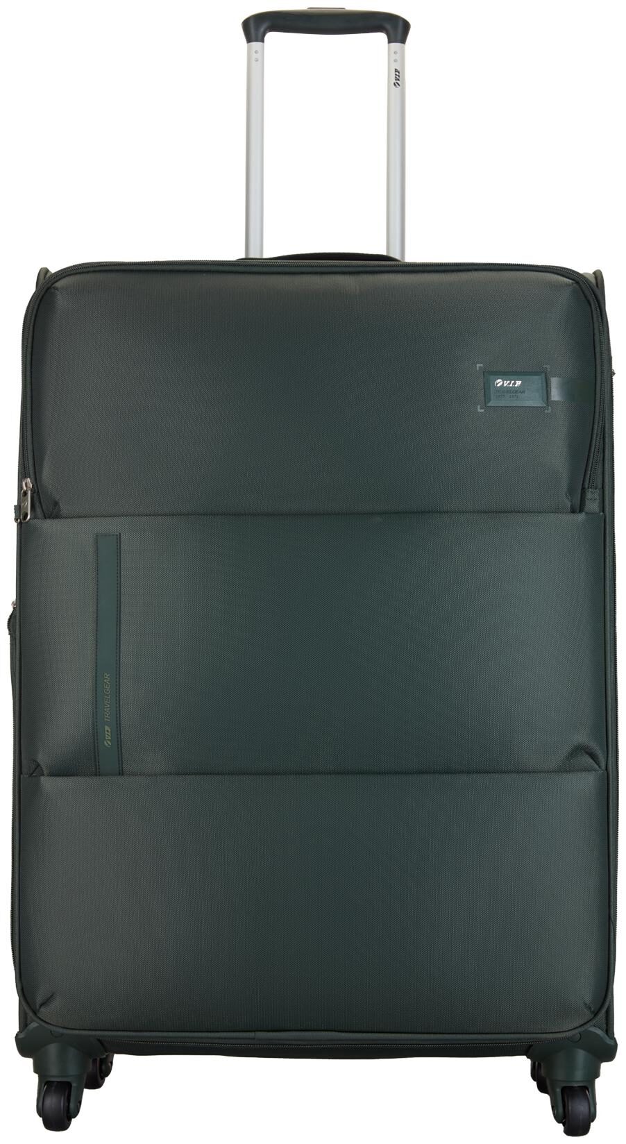 

VIP Large Size Soft Luggage Bag ( Green 4 Wheels )