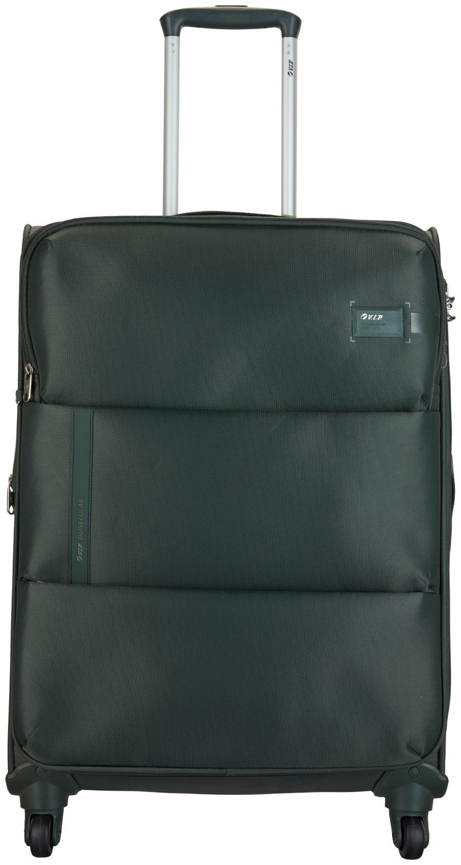 

VIP Medium Size Soft Luggage Bag ( Green 4 Wheels )