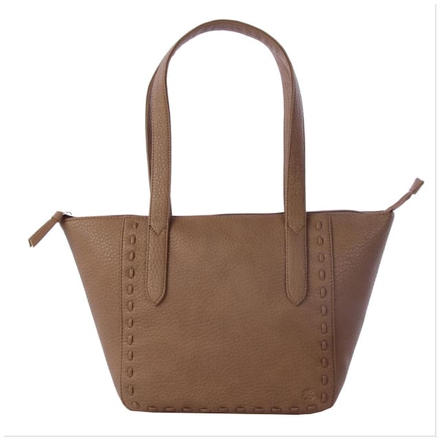 Walletsnbags Small Solid Handheld Bag Beige