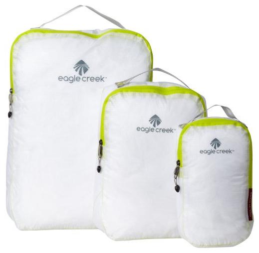 

Water Resistant Packing Cubes Starter Set 30D Silnylon Ripstop 8in shoulder drop