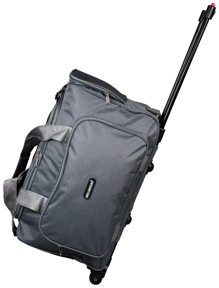 

Wellmount 20 Inch 2 Wheel Travel Duffel Bag With Trolley-Grey