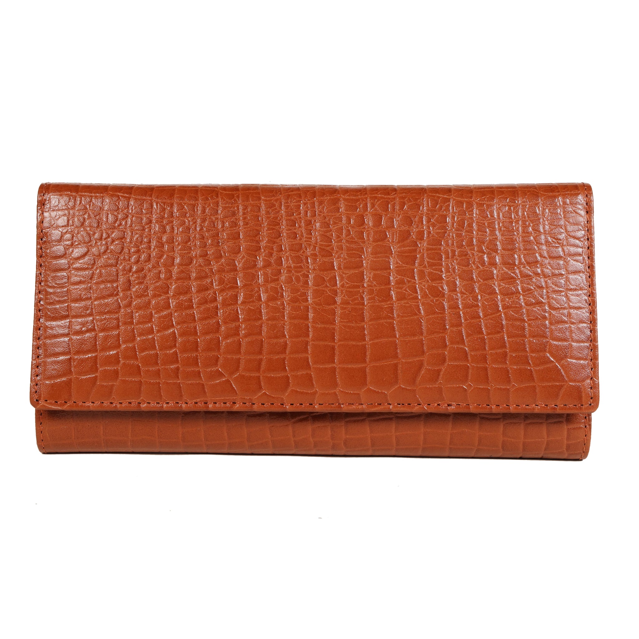 

Wenz Women Tan Leather Wallet