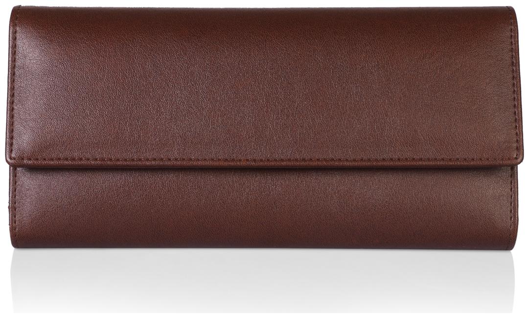 

Wenz Women Tan Synthetic Leather Wallet