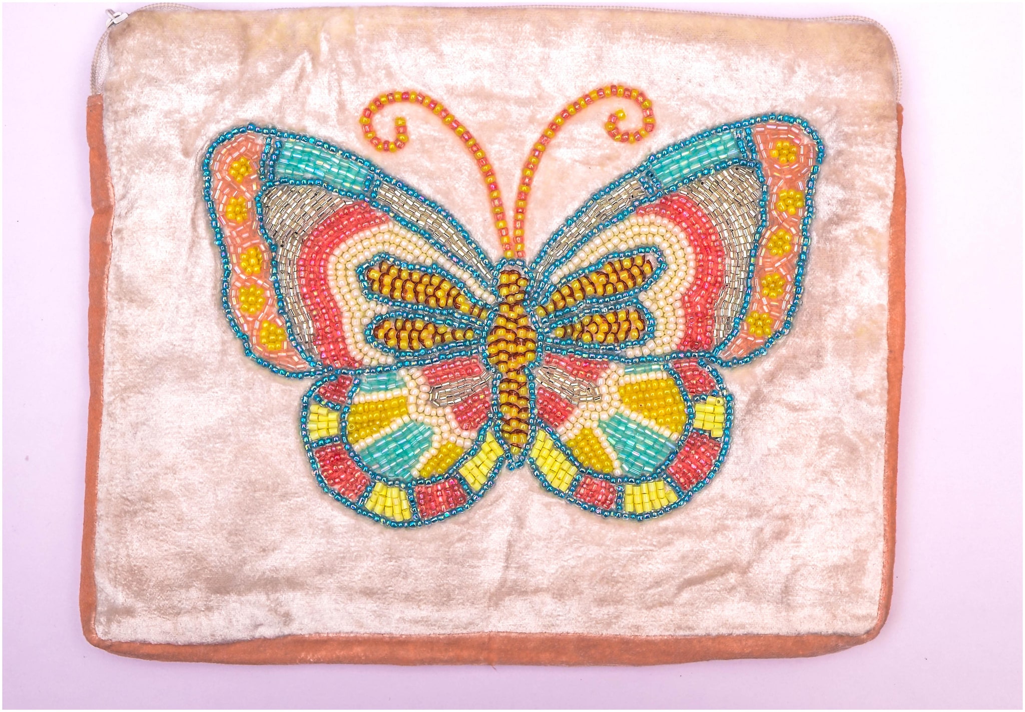 

White Butterfly Pouch