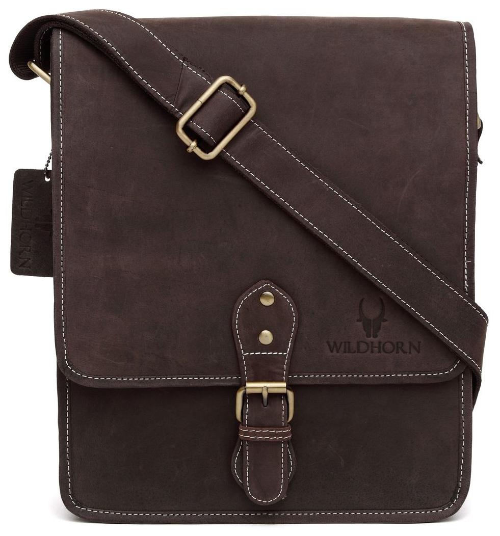 

WildHorn Urban Edge 100 Genuine Hunter Leather Messenger Bag