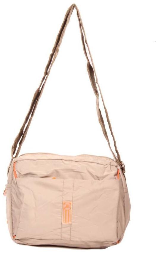 

Wildmount Beige Polyester Solid Sling Bag