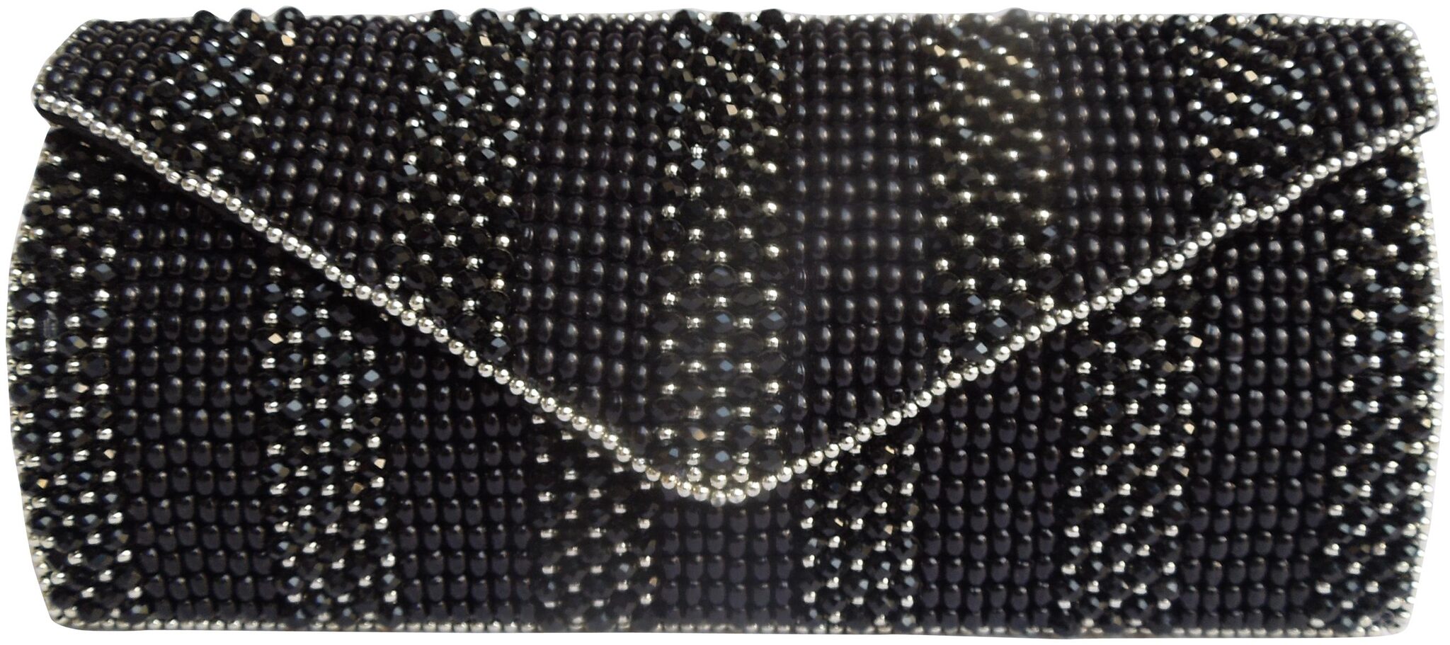 

Spice Art Women Black Silk Clutch