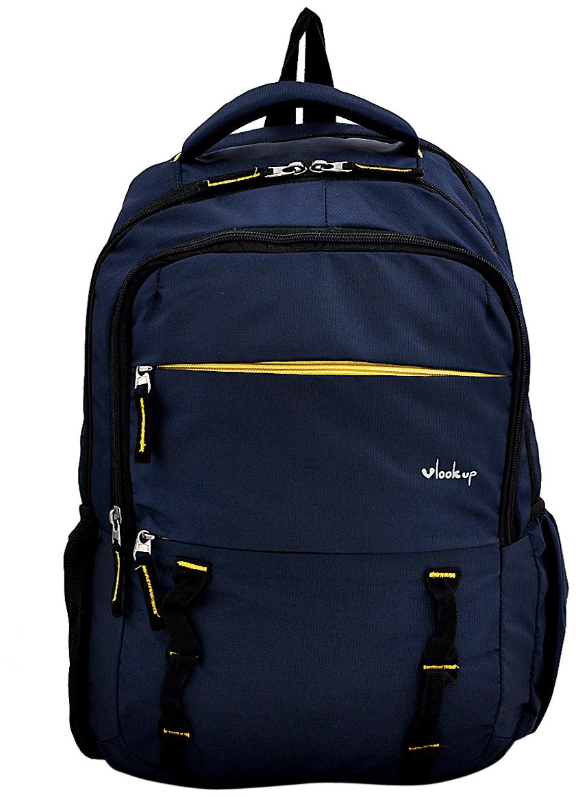 

Yelloe Blue PU Backpack