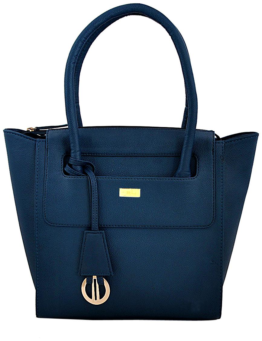 

Yelloe Blue PU Handheld Bag