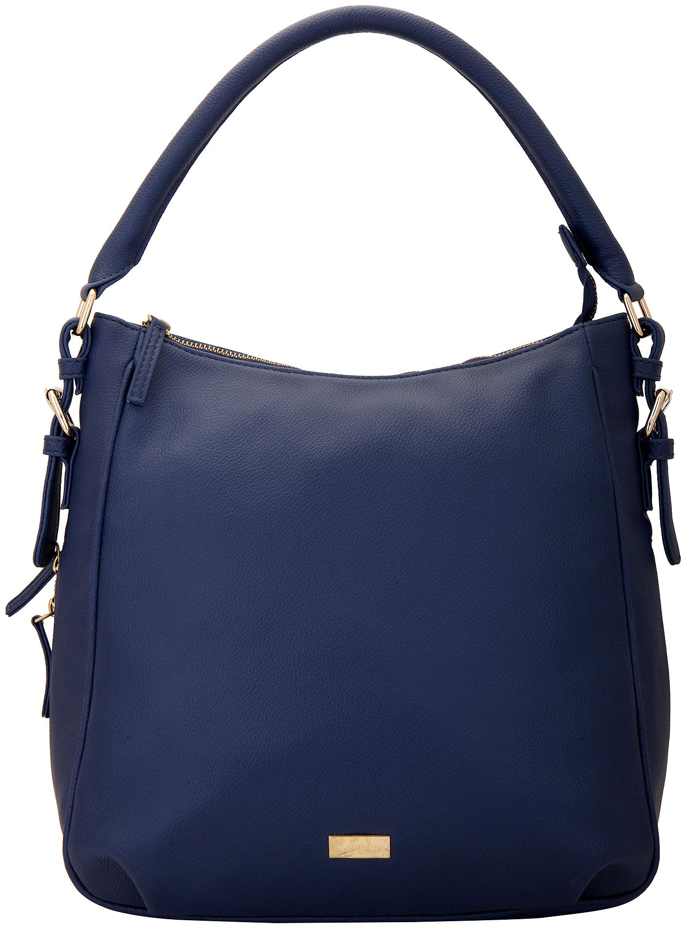 

Yelloe Blue PU Handheld Bag