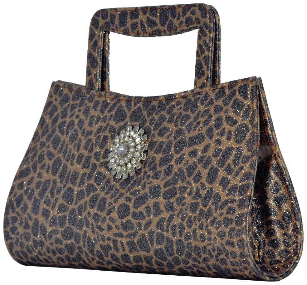 

P YFASHION Women Brown Canvas Clutch