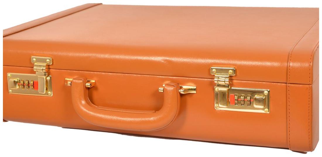 

Zint Cabin Size Briefcase ( Tan 1 Wheel )