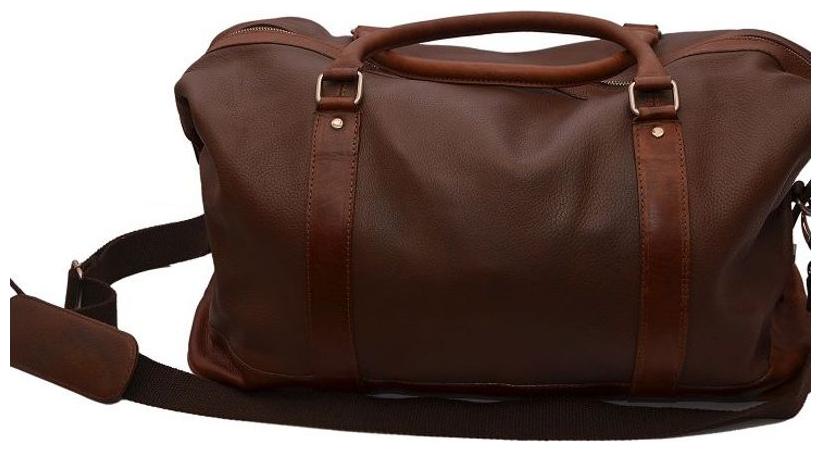 

Zint Leather Men Gym bag - Brown