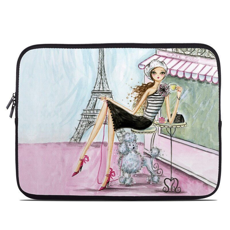 

Zipper Sleeve Bag Cover - Cafe Paris - Fits Most Laptops MacBooks