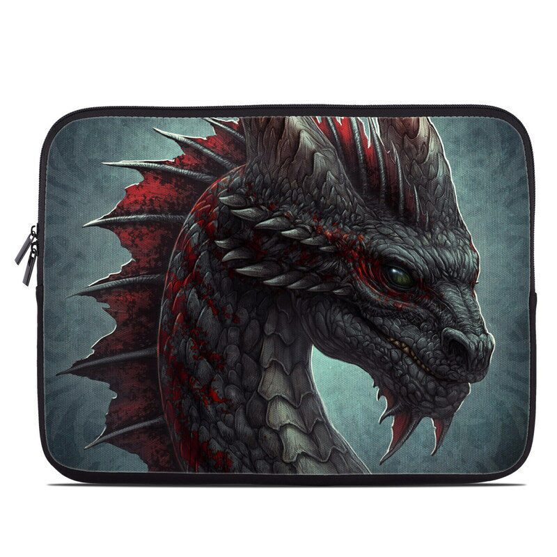 

Zipper Sleeve Bag Cover - Black Dragon - Fits Most Laptops MacBooks