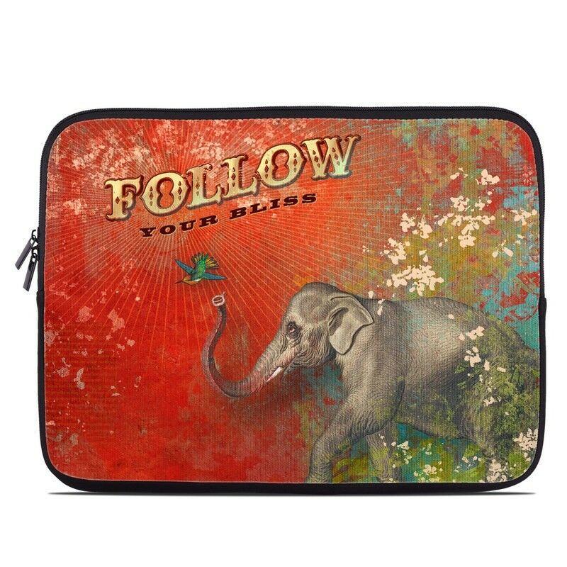 

Zipper Sleeve Bag Cover - Follow Your Bliss - Fits Most Laptops MacBooks