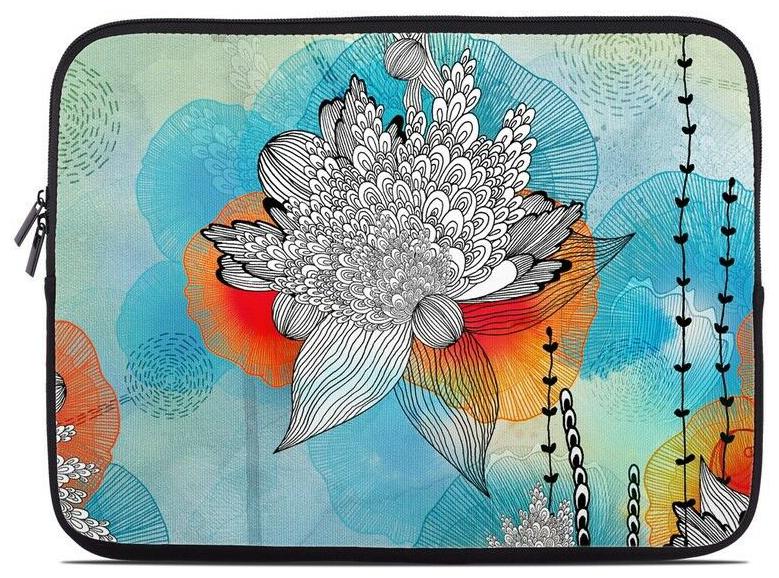 

Zipper Sleeve Bag Cover - Coral by Iveta Abolina - Fits Most Laptops MacBooks