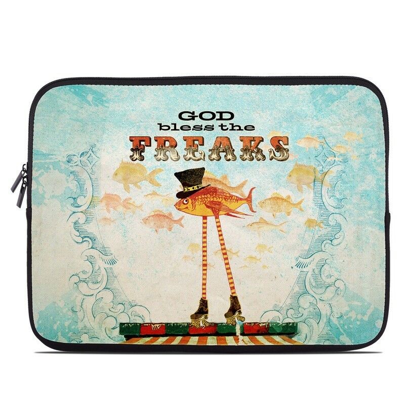 

Zipper Sleeve Bag Cover - God Bless The Freaks - Fits Most Laptops MacBooks