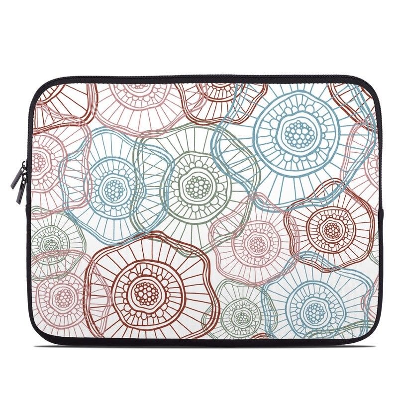 

Zipper Sleeve Bag Cover - Micro Flowers - Fits Most Laptops MacBooks