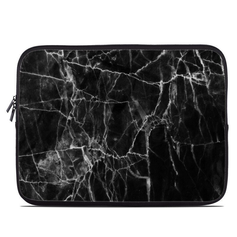 

Zipper Sleeve Bag Cover - Black Marble - Fits Most Laptops MacBooks