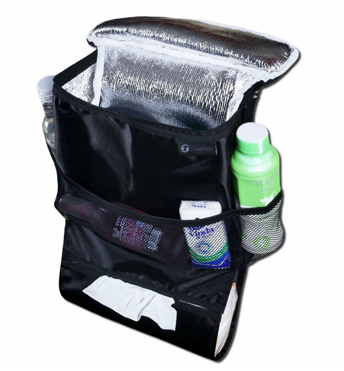 

Zone Tech Car Back Seat Organizer Holder Multi-Pocket Travel Storage Bag Hanger