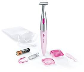 Braun FG-1100 Trimmer For Women (Pink & Silver)