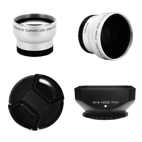 

0 45x Wide 2x Tele lens Hood 37mm for Olympus PEN E-PL3 E-P3 E-PL2E-PM1 14-42mm
