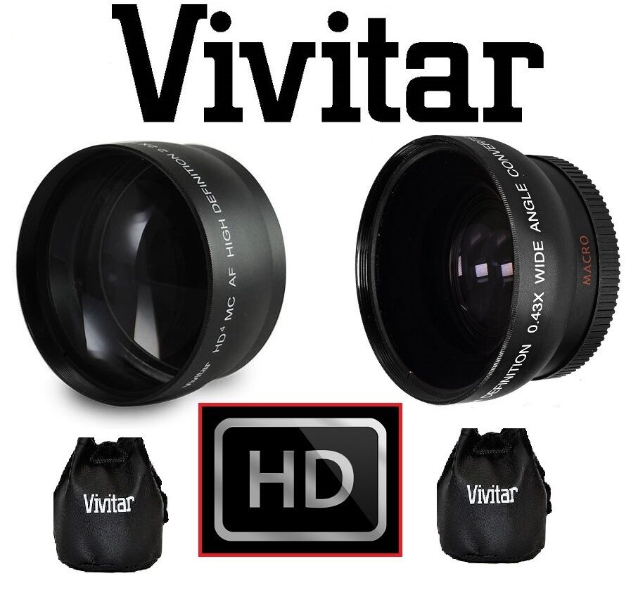 

2-Pc HD Lens Kit Telephoto Wide Angle Lens Set For Fujifilm X-T2 X-T20