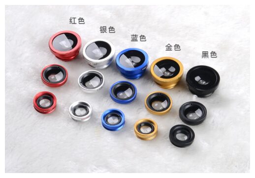 23D8 3 In 1 Fish Eye Wide Angle Macro Camera Lens Kit For Cell Mobile Phone