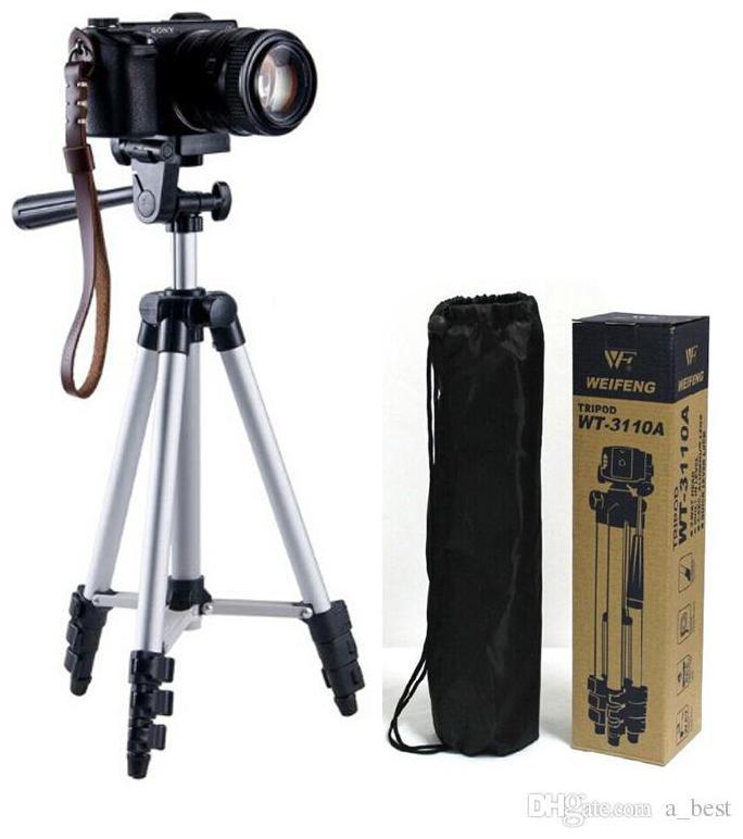 

3110-03 Portable Foldable Camera Mobile Tripod with Mobile Clip Holder Bracket Fully Flexible Mount Cum Tripod Stand