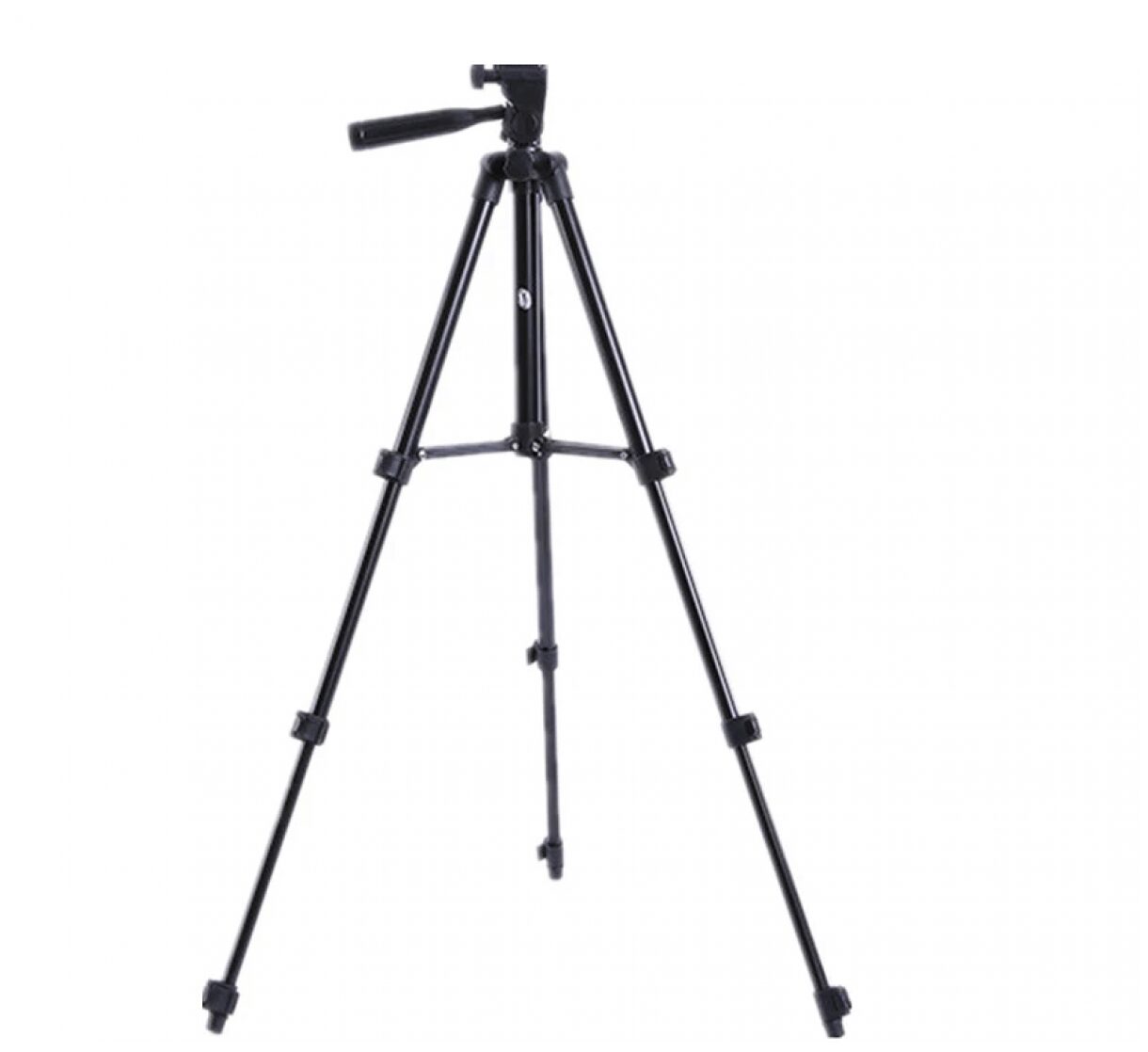 

3110 Foldable Camera Tripod with Mobile Clip Holder Bracket (Black) Design By CHG