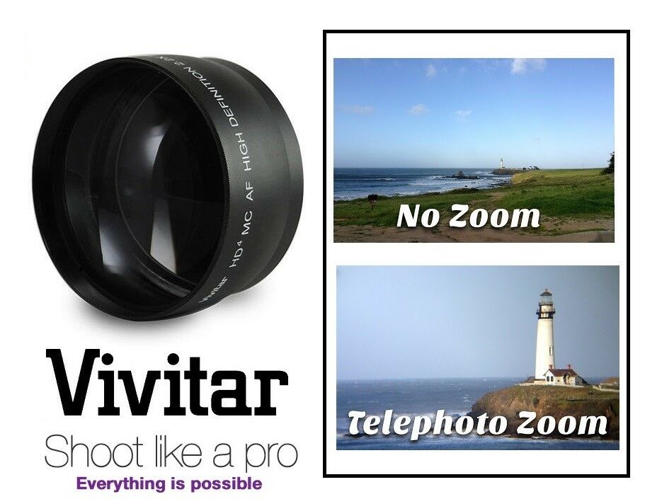 

58mm VIVITAR NEW PRO Hi DEF 2 2x TELEPHOTO LENS