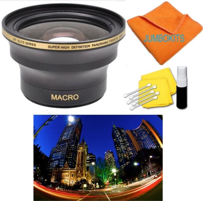 

58mm X38 Wide Angle Fisheye Lens for EF-S 18-55mm f 3 5-5 6 EF-S 55-250mm