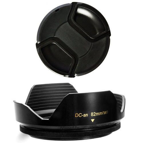 

82mm Lens Hood Flower Wide Petal Shape and Lens Cap for Sigma 24-70mm f 2 8 New