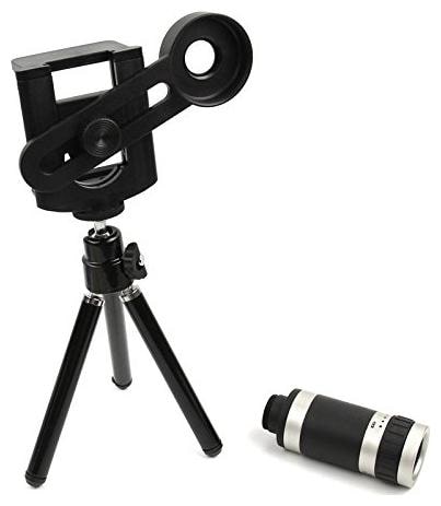 

8X Optical Zoom Telescope t-151Mobile Camera Lens Kit with Tripod Adjustable Holder