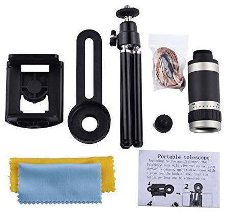 

8X Optical Zoom Telescope t-172Mobile Camera Lens Kit with Tripod Adjustable Holder