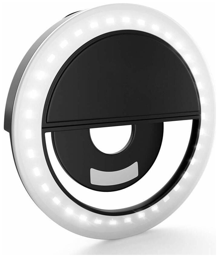 

Afrodive Rechargeable LED Selfie Flash Light For Musically and Tik Tok Ring Flash