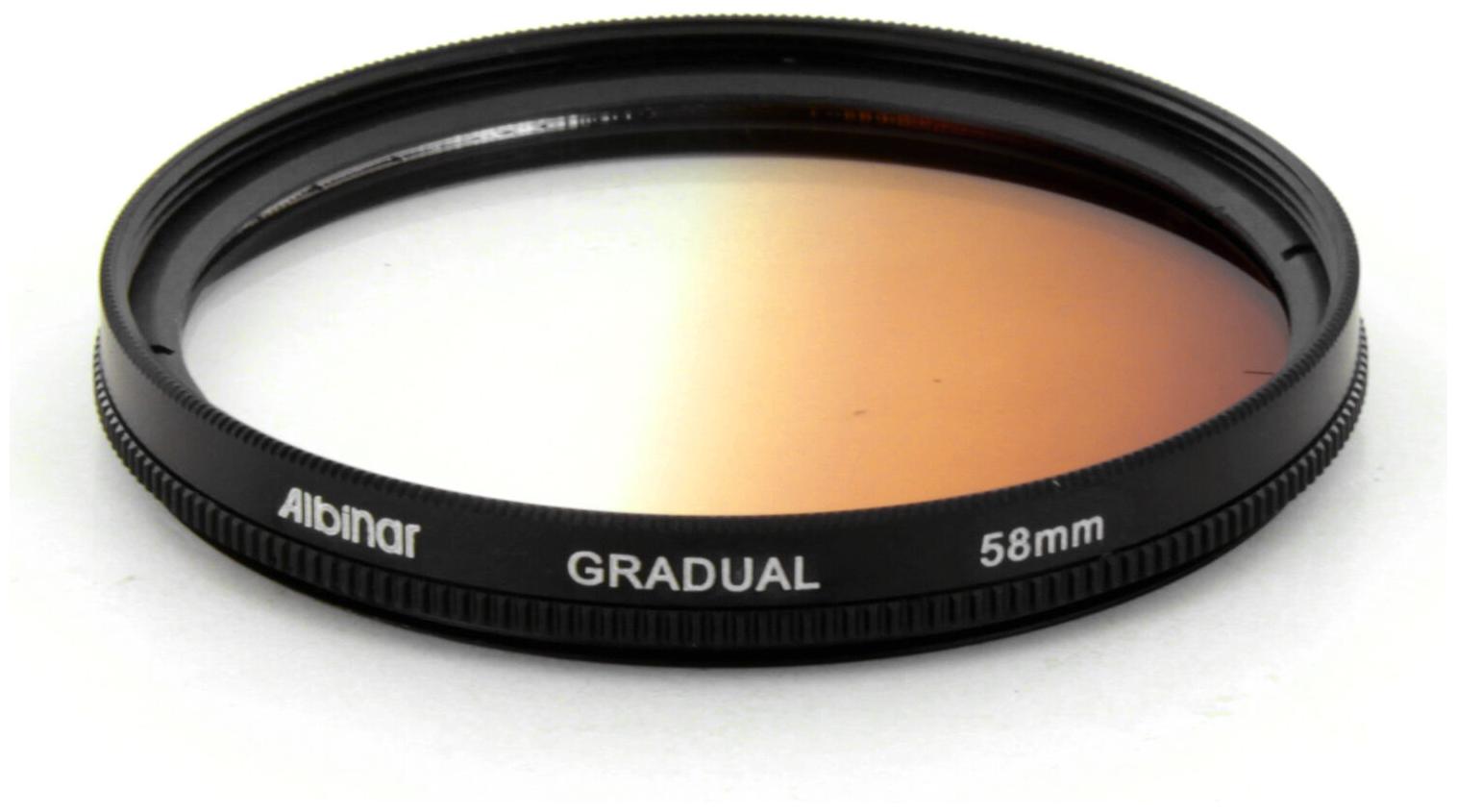 

Albinar 58mm Brown Coffee Graduated Gradual Color Filter free shipping US seller