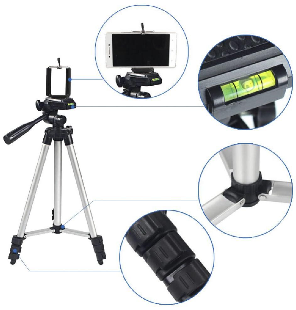 

Benison India Tripod for Camera convenient all in one phone bracket video camera 3110