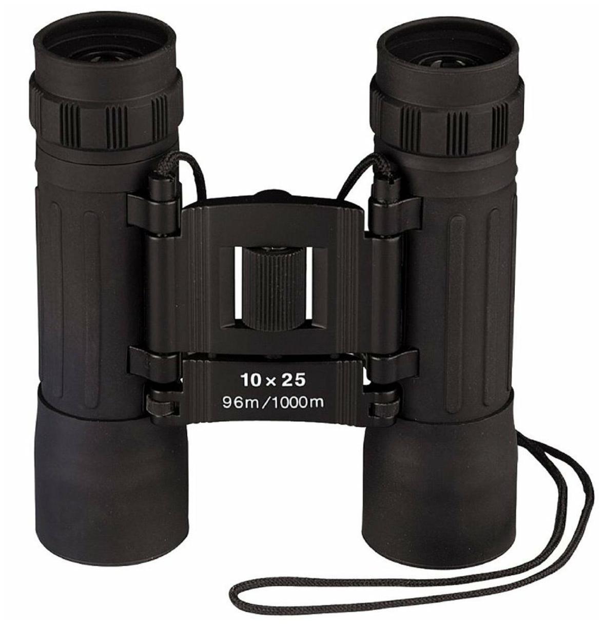 

Binoculars Compact 10 X 25mm Binoculars - Black Rubber 10285 Rothco