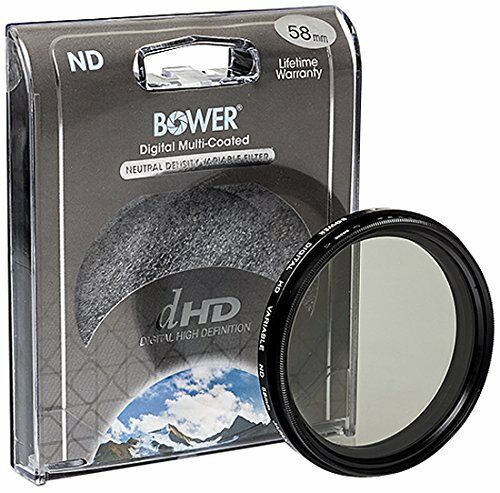 

Bower 58mm Variable Neutral Density Filter 2 to 8 Stops