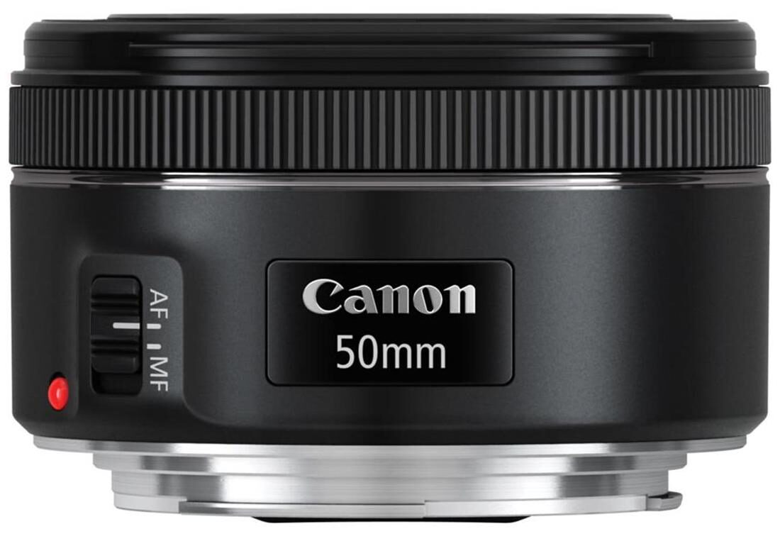 Canon EF 50mm F/1.8 STM Lens Black For Canon DSLR Camera by Jayraj Enterprise